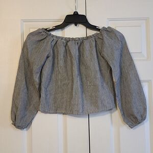 Brandy Melville off shoulder long-sleeve top